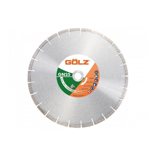 Deimantinis diskas granitui GOLZ GN25 &Oslash;350x25,4mm
