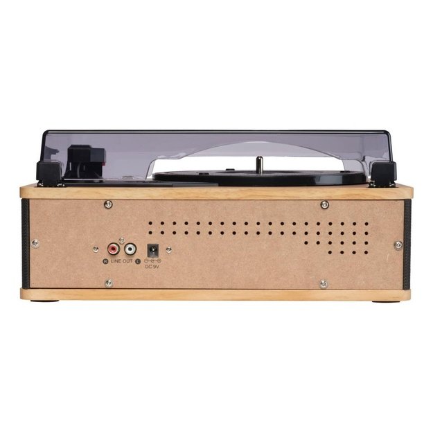 Denver VPB-262LW Belt-drive audio turntable Black, Wood Manual