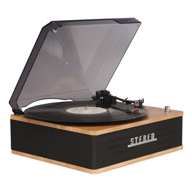 Denver VPB-262LW Belt-drive audio turntable Black, Wood Manual