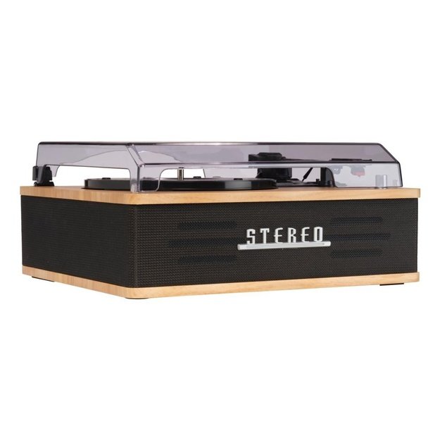 Denver VPB-262LW Belt-drive audio turntable Black, Wood Manual
