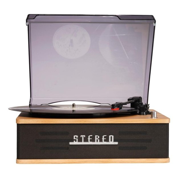 Denver VPB-262LW Belt-drive audio turntable Black, Wood Manual