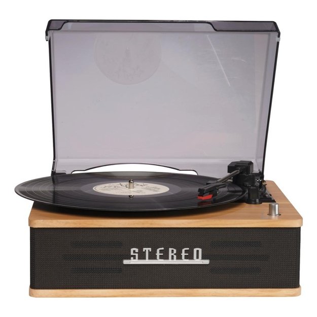 Denver VPB-262LW Belt-drive audio turntable Black, Wood Manual