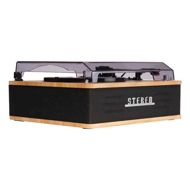 Denver VPB-262LW Belt-drive audio turntable Black, Wood Manual