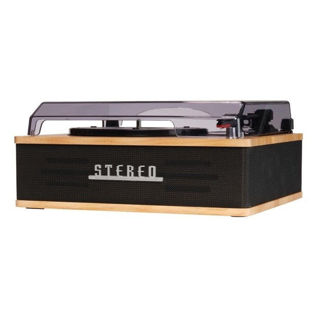 Denver VPB-262LW Belt-drive audio turntable Black, Wood Manual