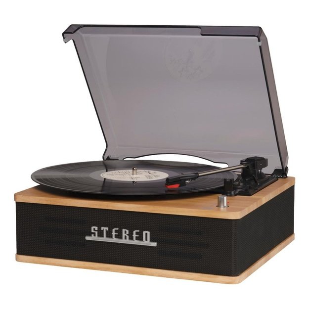 Denver VPB-262LW Belt-drive audio turntable Black, Wood Manual
