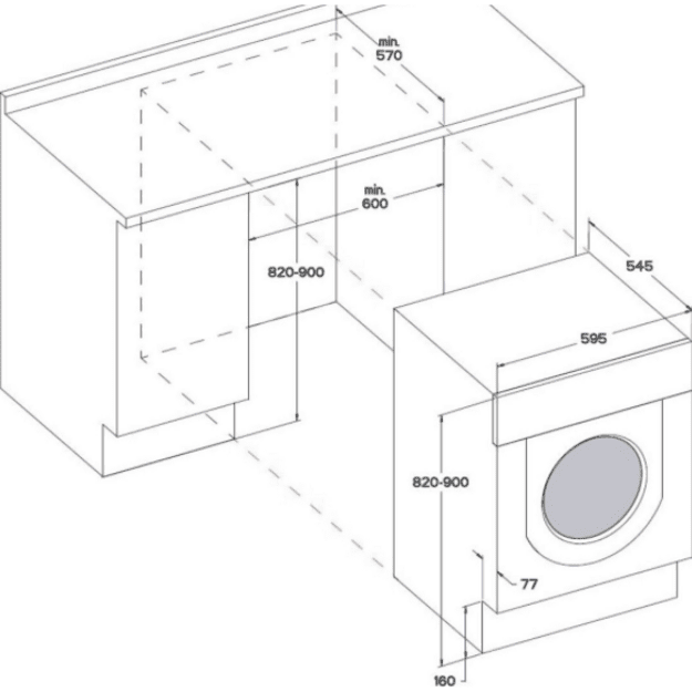 Įm.skalbimo ma&scaron;ina Whirlpool BI WDWG 751482 EU