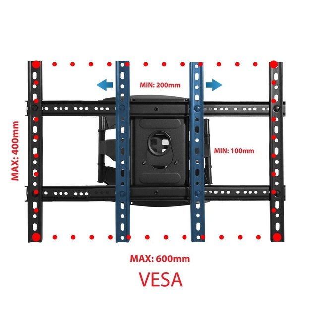 Esperanza ERW021 CRONOS 2.16 m (85 ) TV mount Black