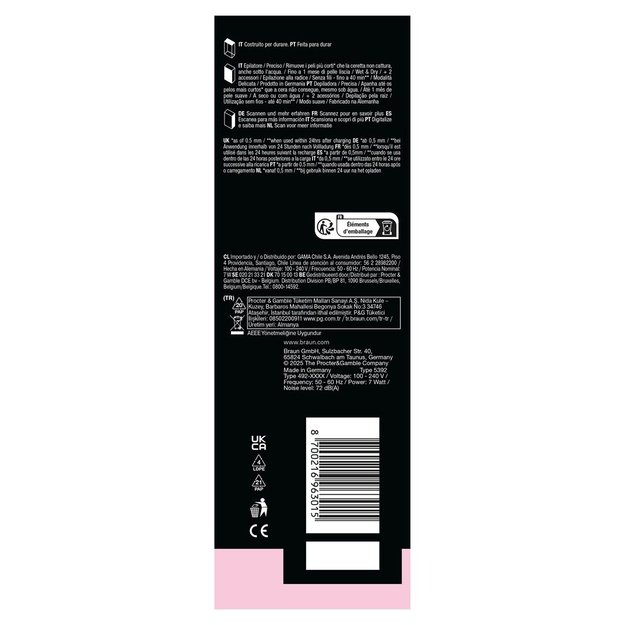 Braun Silk-&eacute;pil 5 Silk-epil 5 SE 5-011 28 tweezers White