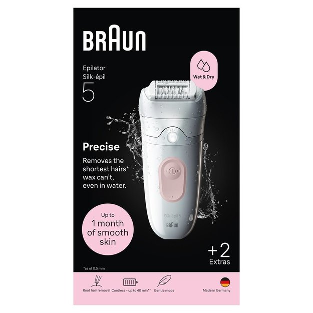 Braun Silk-&eacute;pil 5 Silk-epil 5 SE 5-011 28 tweezers White