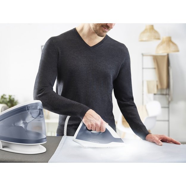 Tefal Express Optimal SV4110 2200 W 1.2 L Ceramic Express Glide Blue, White