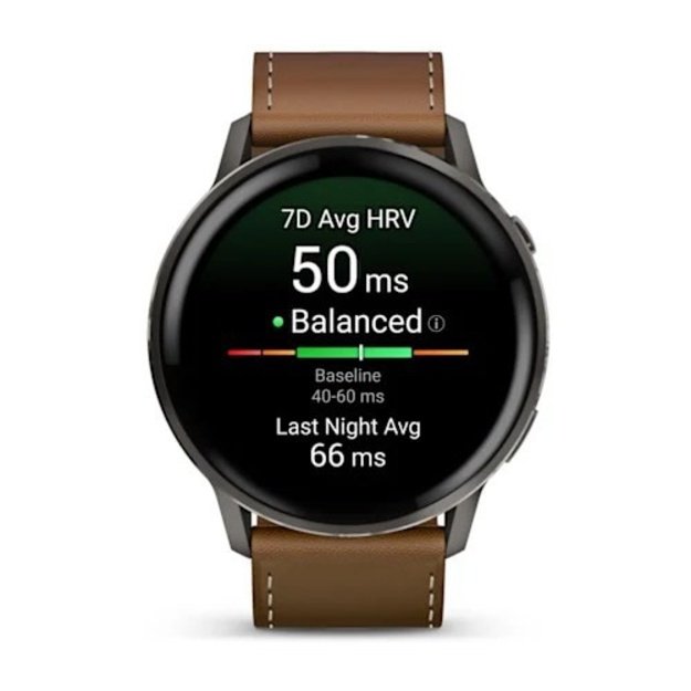 Garmin Venu 4 3.56 cm (1.4 ) AMOLED 45 mm Digital 454 x 454 pixels Touchscreen Black Wi-Fi GPS (satellite)