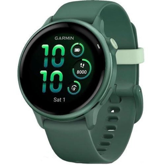 Garmin v&iacute;voactive 6 3.05 cm (1.2 ) AMOLED 42 mm Digital 390 x 390 pixels Touchscreen Green Wi-Fi GPS (satellite)