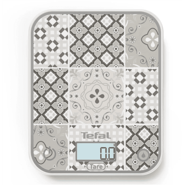 TEFAL Electronic Kitchen Scale | Optiss BC50D6V0 | Graduation 0.5/1 g | Display type LCD | Mozaic Decor