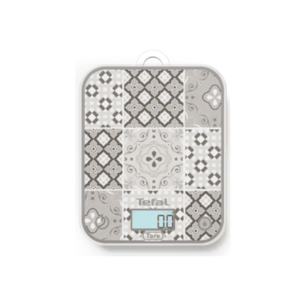 TEFAL Electronic Kitchen Scale | Optiss BC50D6V0 | Graduation 0.5/1 g | Display type LCD | Mozaic Decor