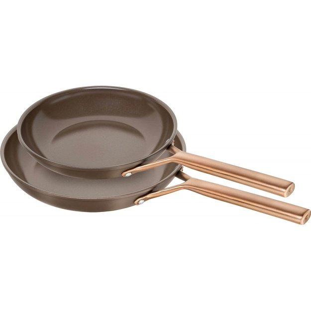 ZWILLING MILANO Set of 2 frying pans brown