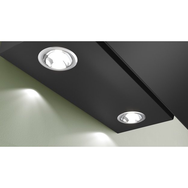 Bosch Serie 2 DWK65DK60 cooker hood Wall-mounted Black 430 m&sup3;/h A