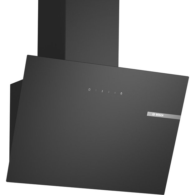 Bosch Serie 2 DWK65DK60 cooker hood Wall-mounted Black 430 m&sup3;/h A