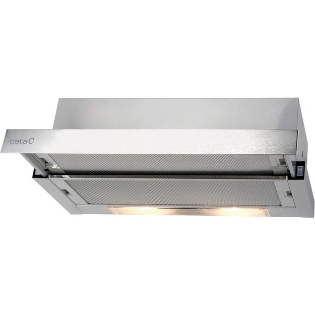 CATA | Hood | TF 2003 Duralum 600 | Energy efficiency class C | Telescopic | Width 60 cm | 390 m3/h | Mechanical control |