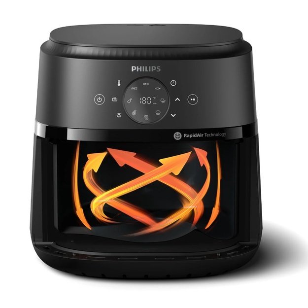 Kar&scaron;to oro gruzdintuvė Philips 2000 Series NA231/00, 6,2l, juoda