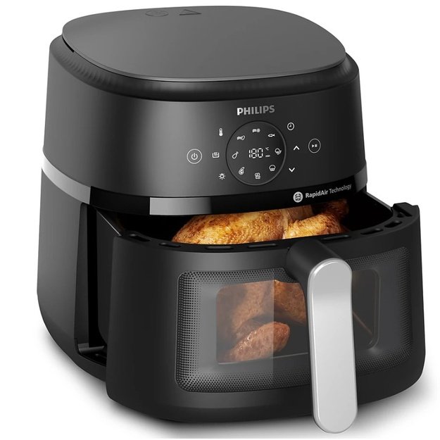 Kar&scaron;to oro gruzdintuvė Philips 2000 Series NA231/00, 6,2l, juoda