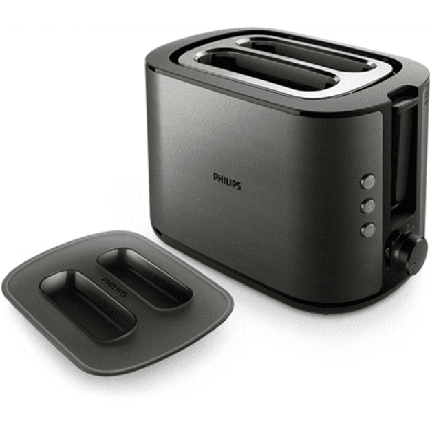 Philips Viva Collection HD2651/80 toaster 8 2 slice(s) 950 W Titanium