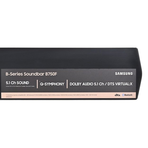 Samsung B750F B-Series 5.1ch Soundbar with Subwoofer (2025)