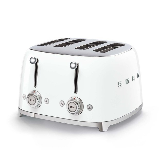 Smeg 50 s Style Toaster TSF03WHEU White