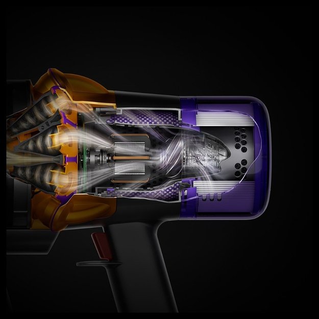 Dyson V15 Detect Absolute (2026) Gelb/Lila 660W