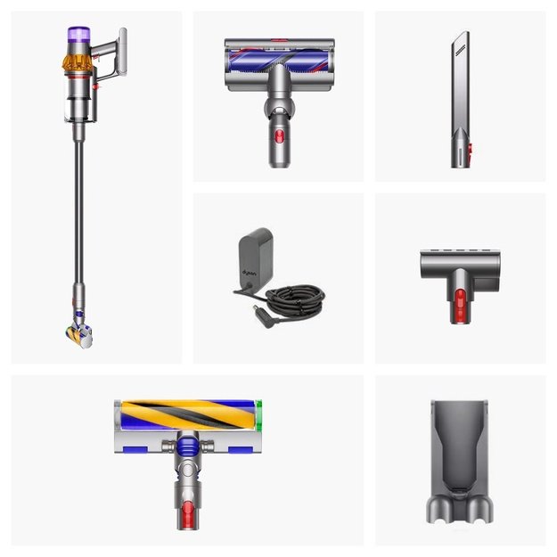 Dyson V15 Detect Absolute (2026) Gelb/Lila 660W
