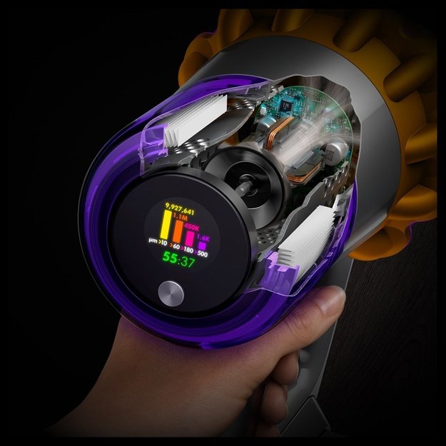 Dyson V15 Detect Absolute (2026) Gelb/Lila 660W