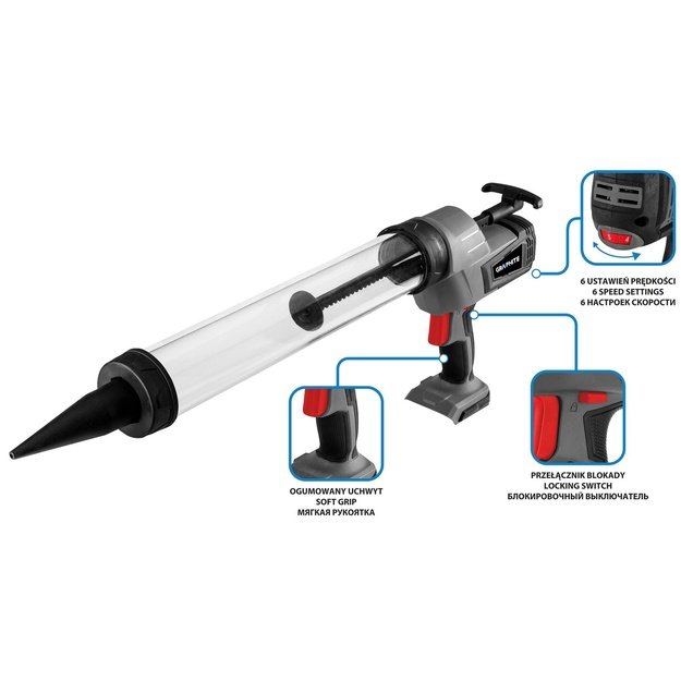 Energy+ sealing gun 18V without battery