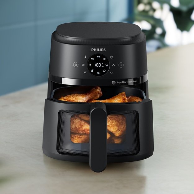 Philips 2000 series NA220/00 fryer Single 4.2 L Stand-alone 1500 W Hot air fryer Black