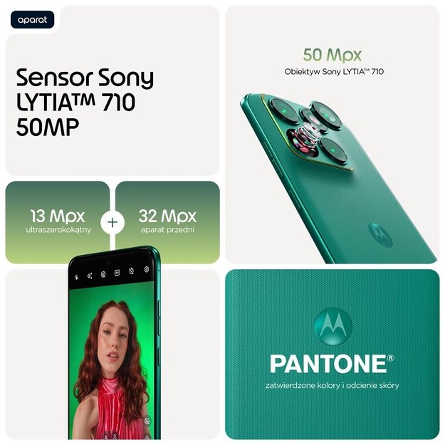 Motorola edge 70 fusion 17.2 cm (6.78 ) Dual SIM Android 16.0 5G USB Type-C 8 GB 256 GB 5200 mAh Green