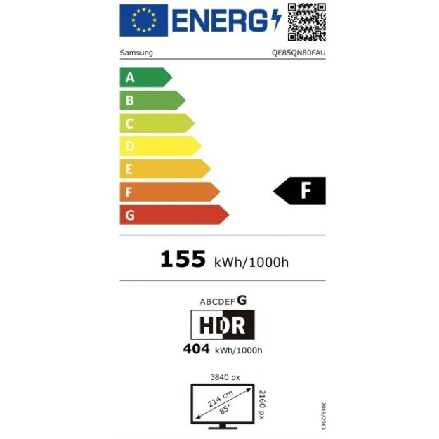 QLED Televizorius Samsung QE85QN80FAUXXH