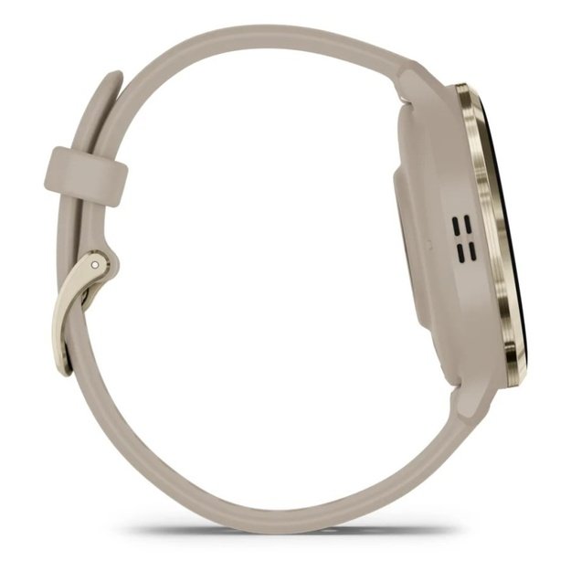 Garmin Venu 3S 3.05 cm (1.2 ) AMOLED 41 mm Digital 390 x 390 pixels Touchscreen Gold, Grey Wi-Fi GPS (satellite)