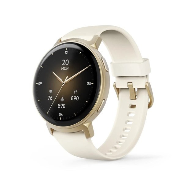 Hama 00178641 smartwatch / sport watch 3.35 cm (1.32 ) AMOLED 43 mm Analog 466 x 466 pixels Touchscreen Gold GPS (satellite)