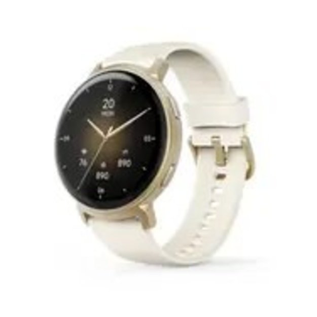 Hama 00178641 smartwatch / sport watch 3.35 cm (1.32 ) AMOLED 43 mm Analog 466 x 466 pixels Touchscreen Gold GPS (satellite)