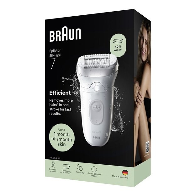 Braun Silk-&eacute;pil 7 Silk-epil 7 SE7-000 40 tweezers Silver