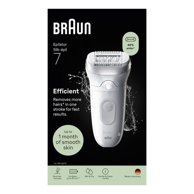 Braun Silk-&eacute;pil 7 Silk-epil 7 SE7-000 40 tweezers Silver
