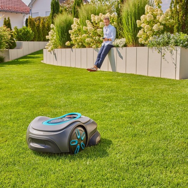 Gardena smart SILENO max Robotic lawn mower Battery Black, Grey