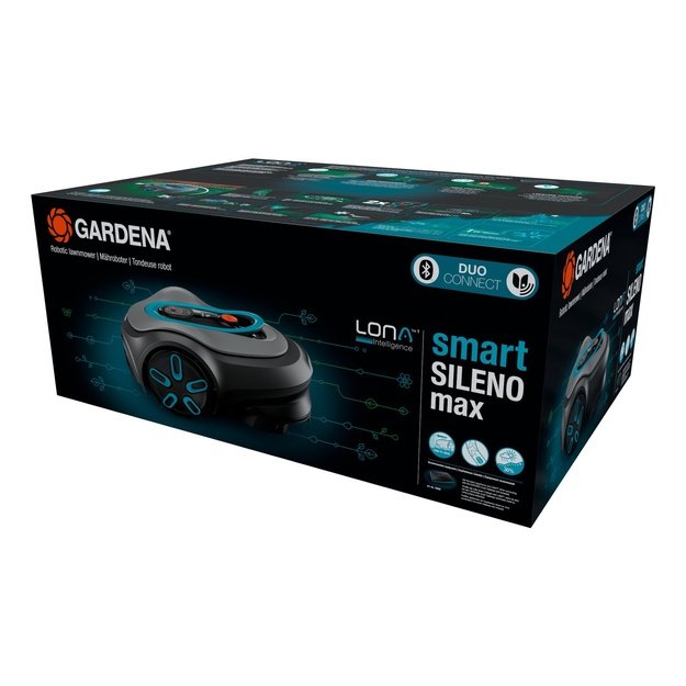 Gardena smart SILENO max Robotic lawn mower Battery Black, Grey