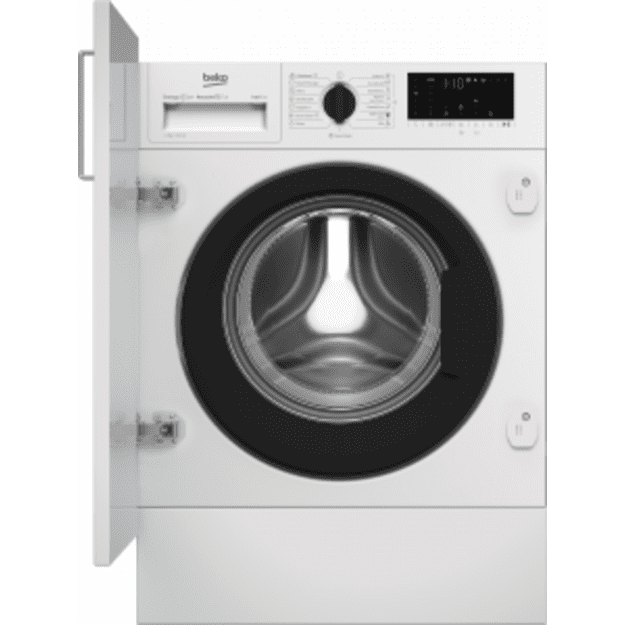 BEKO | Washing machine | B3WBT671415W | Energy efficiency class A | Front loading | Washing capacity 7 kg | 1200 RPM | Depth 55