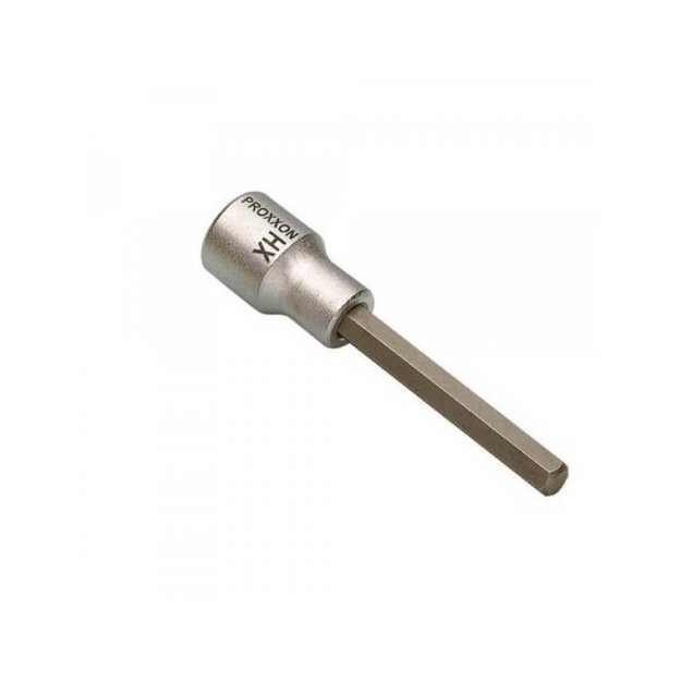 Galvutė su prailg. &scaron;e&scaron;iakampiu antgaliu PROXXON 1/2&quot  6 mm