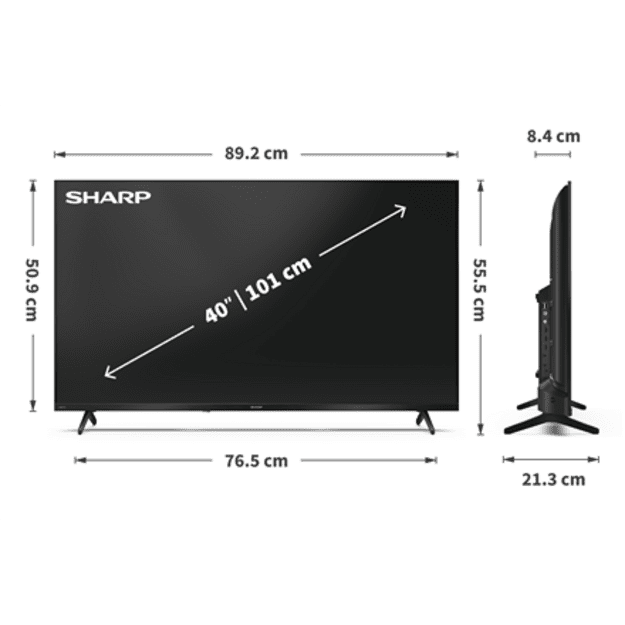 Sharp | 40HF3265E | 40 | Smart TV | Google TV