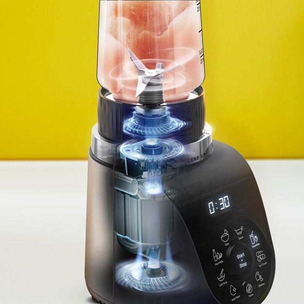 Tefal Blend Up BL190AF0 blender 0.85 L Tabletop blender 1000 W Beige, Black, Transparent