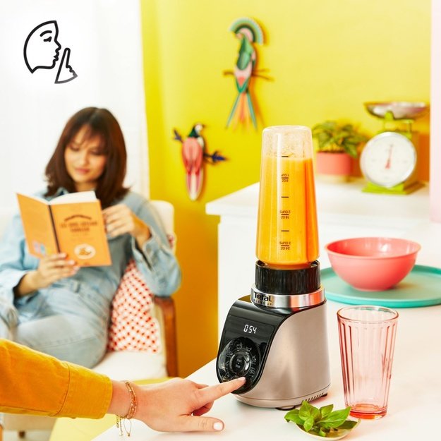 Tefal Blend Up BL190AF0 blender 0.85 L Tabletop blender 1000 W Beige, Black, Transparent