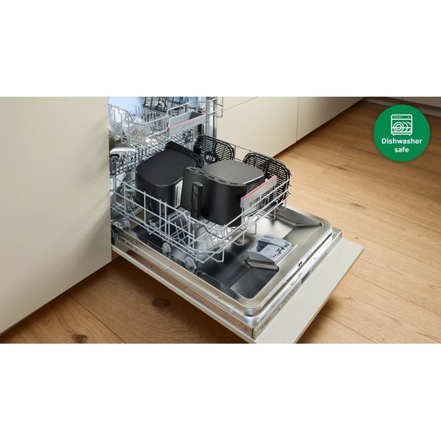 Bosch Serie 4 MAFD440B7 fryer Double 9 L 2500 W Hot air fryer Black