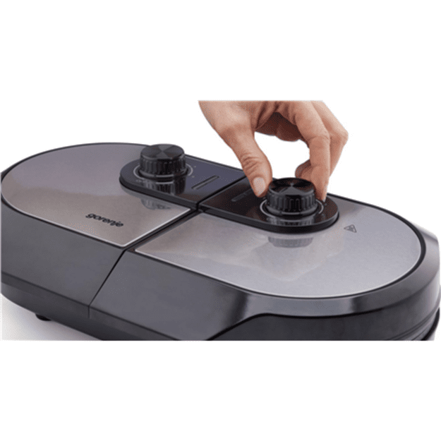 Gorenje | Mini Grill, Waffle plate | WM1400SB | Electric Grill | 1400 W | Diameter 18 cm | Black