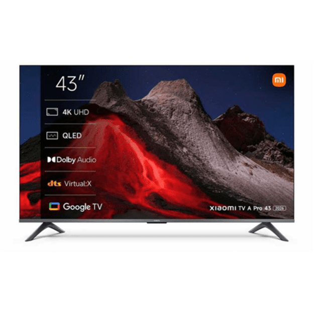 Xiaomi QLED TV A Pro 2026 | 43 | Smart TV | Google TV | UHD | Dark Gray