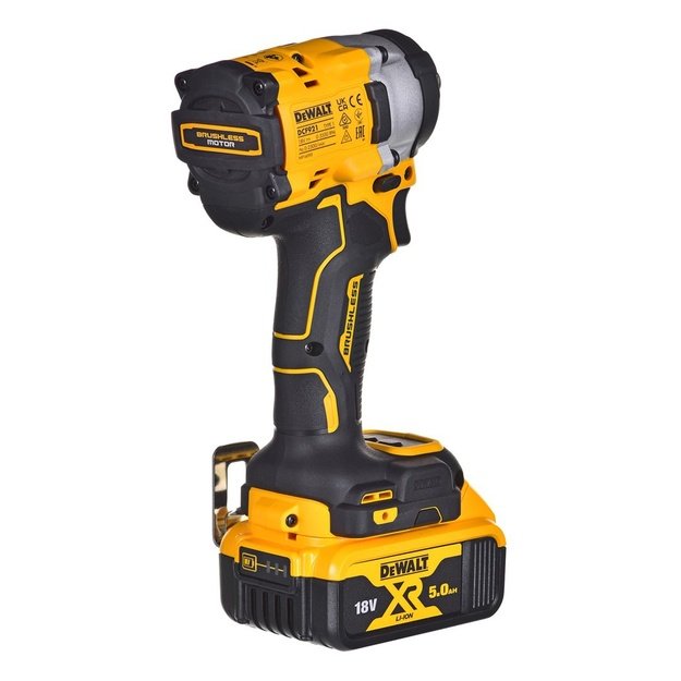 Smūginis raktas 1/2  18V 406Nm 2x5,0 DCF921P2T DEWALT